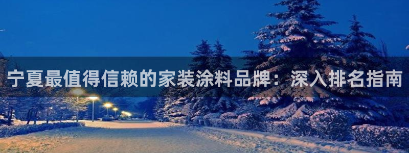 和记pc：宁夏最值得信赖的家装涂料品牌：深入排名指南
