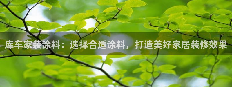 和记paging：库车家装涂料：选择合适涂料，打造美好家居装